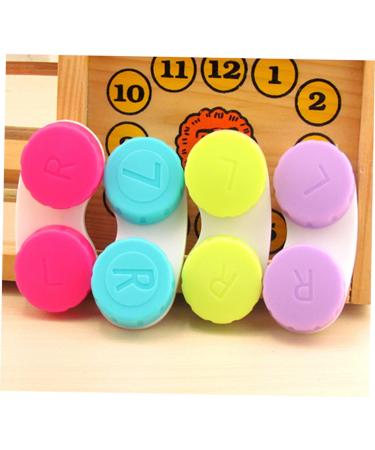 LALAFINA 12-Part Contact Lens Case Set | Durable Storage Container for Contact Lenses | Ideal Lens Holder & Organizer - Buy Online on GoSupps.com