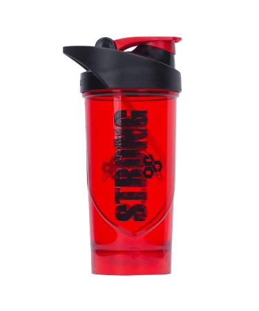 Shieldmixer Hero Pro Classic Shaker BSN Strong Red - BPA-free - Gym accessories - Protein shaker - Fitness drinking bottle - Red - 700ml