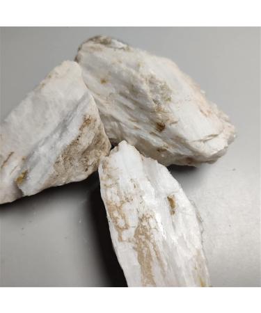 Natural Crystal Rough 500g Natural Raw Threadiness Wollastonite Stone Teaching Specimen Industrial Raw Materials Collection Home Decoration Crystal Random size 500g - Buy Online on GoSupps.com