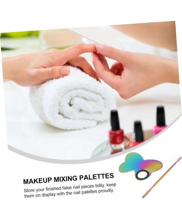 Palette de Maquillage en Acier Inoxydable Palette Ongles pour Nail Art Spatule de M lange Outil Cosm tique pour Professionnels et Particuliers Usage Salon et Maison - Buy Online on GoSupps.com