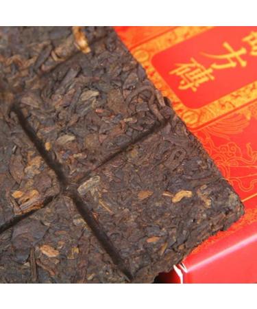 HQZM Yunnan Puerh Black Tea with Ancient Fragrance Ancient Tree Puer Ripe Tea 100g Icelandic Square Brick Tea - Buy Online on GoSupps.com