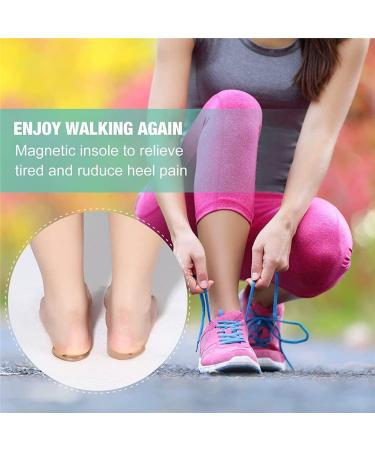 Buy Orthopedic Insoles - 3 Pairs Silicone Heel Inserts with Magnets for Foot Alignment & Height Increase - Relieve Heel Pain & Correct Bow Legs - Buy Online on GoSupps.com
