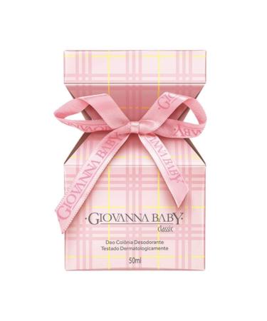 Giovanna Baby Linha Tradicional Deo Colonia Classic 50 ml Classic Collection - Classic Eau de Cologne 1.69 Fl Oz.