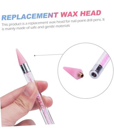 Beavorty 24pcs Nail Art Tool Replacement Wax Tips for Dotting Pen Multi-Color Easy to Install Nail Rhinestones Picker for Decoration - Buy Online on GoSupps.com