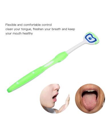 Tongue Scraper - Ergonomic Design for Fresh Breath (Green) - Buy Online on GoSupps.com