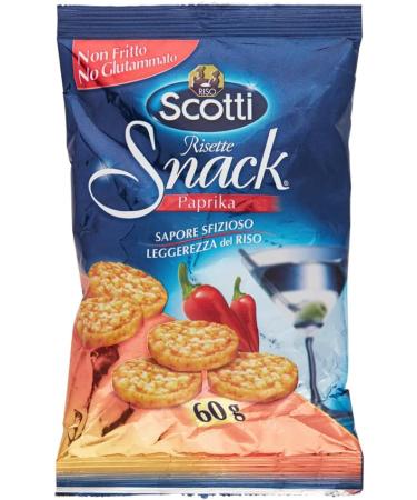  Italian Gourmet E.R. Riso Scotti Risette Organic Paprika Rice Snacks Gluten Free Unfried Glutamate Free 60g + Tomato Pulp Italian Gourmet Tomato Pulp 400g Box of 12 - Buy Online on GoSupps.com