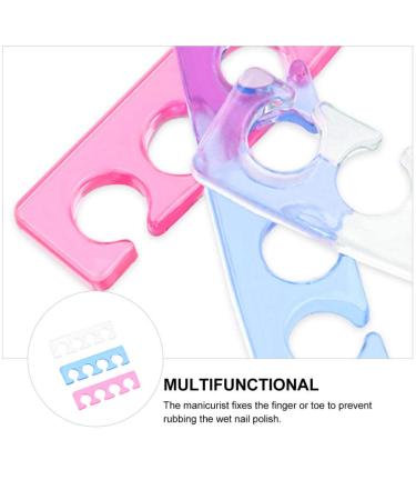 Lurrose Silicone Finger & Toe Separators - Flexible Nail Art Divider for Pedicures & Manicures - Ideal for Salon Use - Buy Online on GoSupps.com