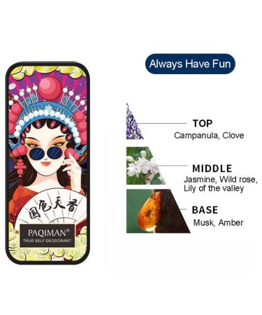 Solid Perfume Set Scent Personal Fragrance All Natural Ancient Chinese Craftsmanship for Women Girls Man Travel Friendly with Jar Peking Opera Fashion Style - Buy Online on GoSupps.com