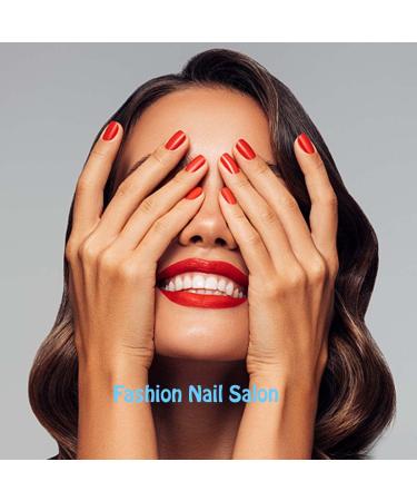 Shop Red Black Almond Press on Nails - Glitter Gold Striped Design | 24Pcs Medium Fake Nails for Weddings & Birthdays - DK68IP - Buy Online on GoSupps.com