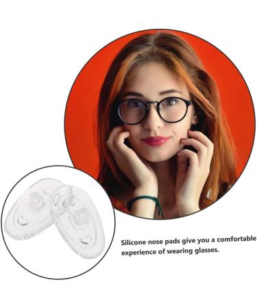 Healeeved 300 Pairs Transparent Glasses Nose Pads - Cushion for Comfort & Protection | Clear Replacement Nasal Pads 2x3stk 1.4x0.8cm 3PCs - International Shipping Available - Buy Online on GoSupps.com