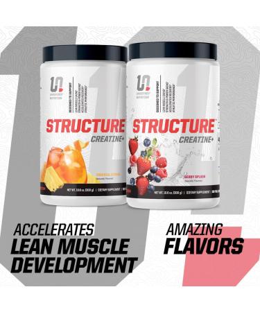 Undefined Nutrition Structure Creatine+ by Brian Shaw - Micronized Creatine Magnesium Chelate HMB & PEAK ATP - 30 Servings Tropical Citrus - Strength Power Recovery - Buy Online on GoSupps.com
