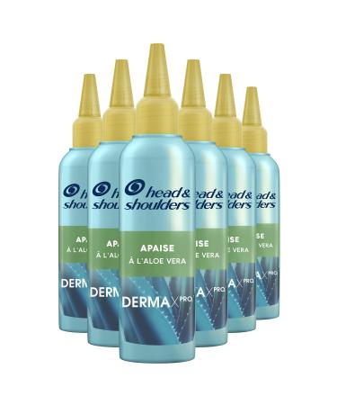Head & Shoulders Dermaxpro Soothing, Rinse-Off Treatment Cream, For Dry Itchy Scalp, Pack of 6x145 ml