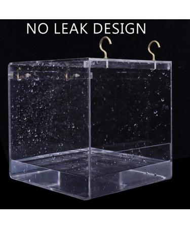 Tfwadmx Bird Bathtub for Cage - No-Leakage Design with Hooks for Small Birds - Buy Online on GoSupps.com
