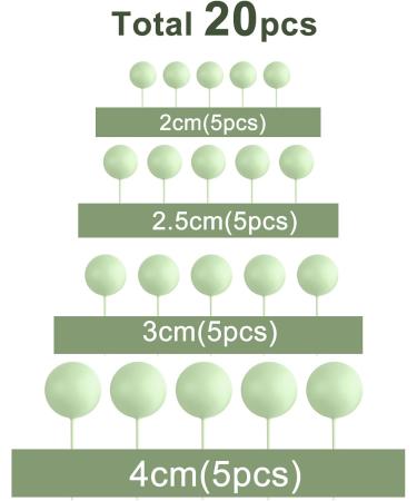 Astaron 20 Pack Light Green Mini-Balloons Cake Topper - Perfect for Weddings Birthdays & Baby Showers Decorations - Buy Online on GoSupps.com
