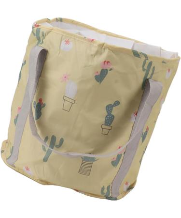 Portable Foot Soak Tub Collapsible Foot Bath Basin PVC Insulated Portable Foot Soaking Bath Tub Water Bucket with Handle for Outdoor Camping Travel Yellow Cactus - Buy Online on GoSupps.com