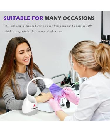 36W Gooseneck LED UV Nail Lamp for Gel Nails - Portable Hands-Free Mini Dryer for Salon-Quality Manicures - Travel-Friendly Nail Art Accessories - Buy Online on GoSupps.com