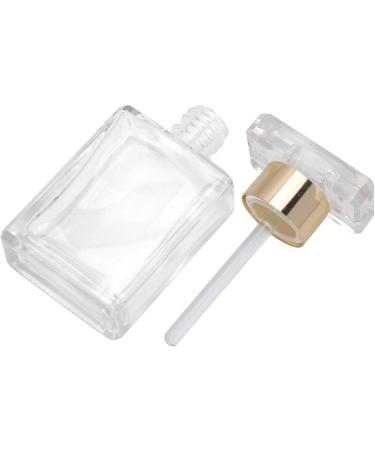 Refillableerfume Bottle Refillable Transparent Glass Essential Oil Bottle for Travel (Gold) - Buy Online on GoSupps.com