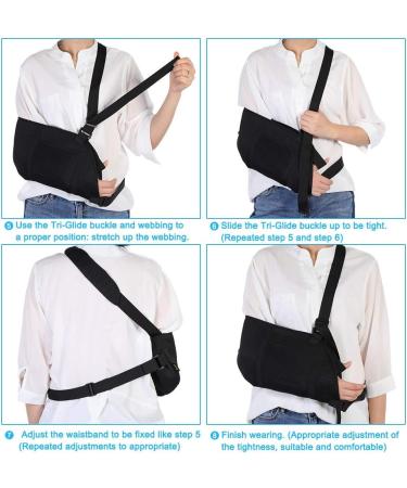 Adjustable Arm Loops & Shoulder Orthosis for Rotator Cuff Support | Shoulder Stability Dislocation Relief and Injury Recovery - Buy Online on GoSupps.com