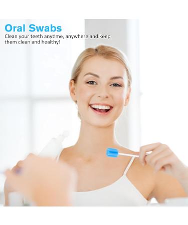 30 PCs Oral Care Sponge Sticks - Hygienic Mouth Cleaning Cotton Swabs for Fresh Breath - Buy Online on GoSupps.com