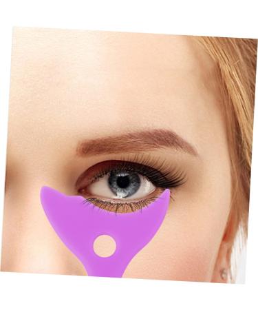 Ipetboom 3pcs Eyeliner Eyeshadow Baffle Eyelash Tools Mascara Brush Silicone Eyeliner Shield Miss Stamp - Buy Online on GoSupps.com