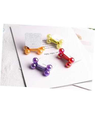 FOMIYES 6 Pairs Pink Elastics Hair Ties Bracelets Beads Hair Bobbles with Balls Hair Accessories Hair Ties with Balls Hair Roller Clips Pony Tail Bands Toddler Elastic Band Acrylic - Buy Online on GoSupps.com