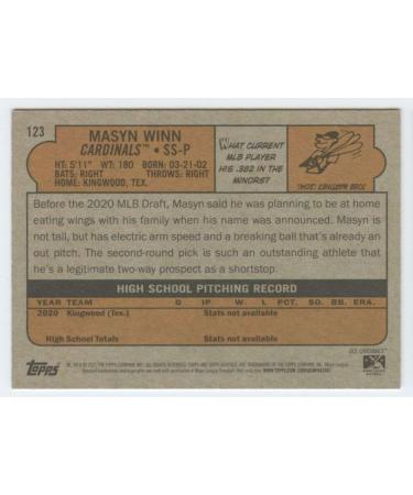 2021 Topps Heritage Minors #123 Masyn Winn GCL Cardinals MiLB Baseball Trading Card - Buy Online on GoSupps.com