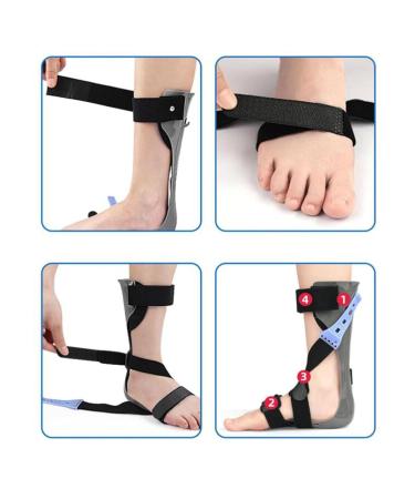 SFKLYU Foot Drop Orthotic Brace - Ankle Foot Orthosis Splint for Stroke & Drop Foot Support - Walking with Shoe - Left Size M - Buy Online on GoSupps.com