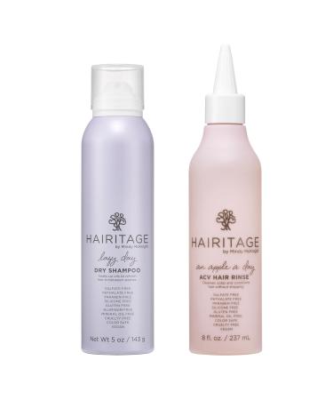 Lazy Day Dry Shampoo - Translucent + Volumizing + Oil-Absorbing - Adds Texture and Volume - Apple Cider Vinegar Rinse + Scalp Scrub Lazy Day Dry Shampoo + Apple A Day Apple Cider Vinegar Hair Rinse + Scalp Scrub