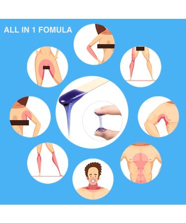 GreenLife 500g Hard Wax Beads with 10pcs wax stick Hard Wax Beans Hair Removal Painless Waxing Bean Home wax Kit for Facial Legs Arms Body Bikini Brazilian Pearl Depilatory Hot Waxs for Women and Men (500g Bagged Honey) - Buy Online on GoSupps.com