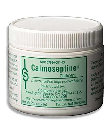 Calmoseptine Cream Skin Protectant - 2.5oz Jar Protects and Helps Heal Skin Irritations 1/Each by Calmosepti 2.5 Ounce (Pack of 1)