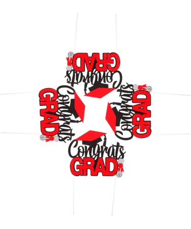 16 pcs Graduation row grad cake topper graduation cake insert 2023 cake toppers Graduation Decorations Class of 2023 Grad Picks snacking cakes cupcake topper appetizer mini Paper Redx4pcs 14X7.5CMx4pcs - Buy Online on GoSupps.com