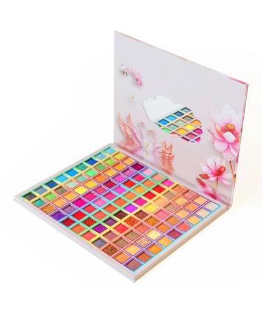 99 Colors Shimmer Eyeshadow Eye Palette Matte Glitter Iridescent Eyeshadow Highly Pigmented Waterproof Makeup