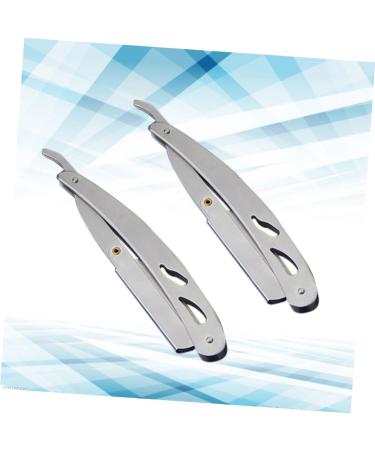 Magiclulu Vintage Shaver Holder Set - 4 Stainless Steel Razor Stands for Manual Razor & Hairy Knife - Perfect for Grooming & Bathroom D cor - Buy Online on GoSupps.com