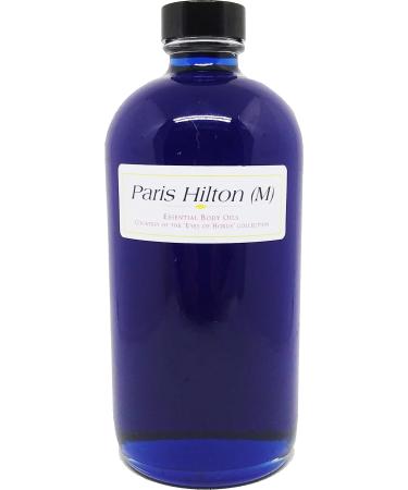 Paris Hillton - Type For Men Scented Body Oil Fragrance Regular Cap - Dark Blue - 16 oz. - ID#32021 16 Fl Oz (Pack of 1)