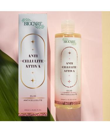 BIOCARE SHOP srl ANTICELLULITE OIL Active anticellulite Suitable for combating cellulite and sagging skin 250 ml Biocare Made in Italy - Buy Online on GoSupps.com