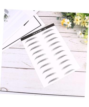 Didiseaon 4 Sheets Pairs Hair- Like Authentic Eyebrows Eyebrow Makeup Tools Eyebrow Stickers Disposable 6d - Buy Online on GoSupps.com