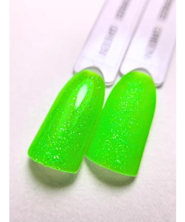 SHAYENNE Made in Germany Shellac Gel Nail Polish 15 ml for UV LED Lamp | 164 Glitterize Green Glitter | Gel Nail Polish for UV Nail Lamp | LED Nail Polish Gel Polish Nail Gel - Buy Online on GoSupps.com