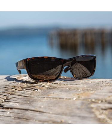 Flying Fisherman Matecumbe Polarized Sunglasses - Tortoise Frames/Amber Lenses | UV Blocker for Fishing & Outdoor Sports - Buy Online on GoSupps.com