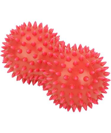 PVC Erdnuss-Stuchel Massage Ball - Fitness & Muscle Relaxation for Back & Feet | Acupressure & Fascia Relief (Red) - Buy Online on GoSupps.com