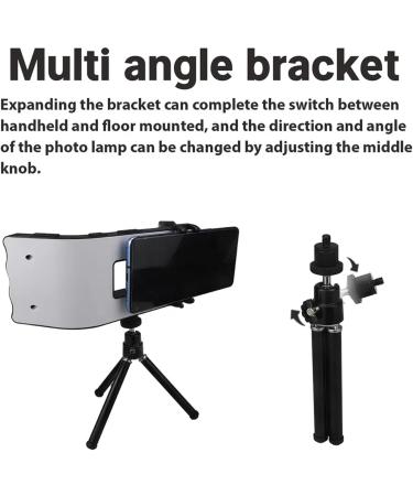 PODEC Mobile Dental Photography Light 6000-6500K Dental Fill Light Photography Kit Independent Light Brightness Adjustment Design - Buy Online on GoSupps.com
