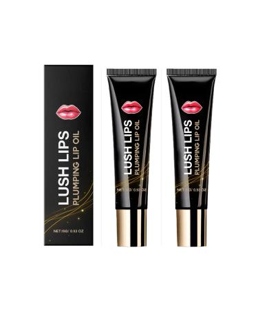 2PCS Moisturizing and Plumping Lip Oil Deeply Nourishes Provides Long-Lasting Hydration Reduces Lip Lines Improves Dry and Chapped Lips Leaves Lips Feeling Refreshed and Non-sticky