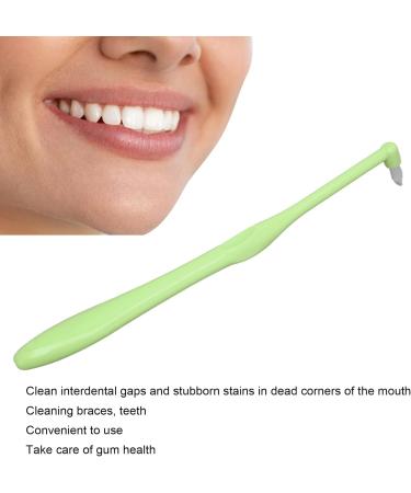 Buy Green Dental Toothbrush for Braces & Implants Stubborn Stains Removal | International Shipping - Buy Online on GoSupps.com