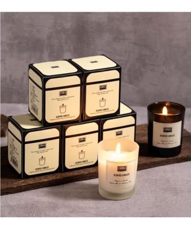 Buy Scented Candles - 7 oz Natural Soy Wax Gifts for Significant Others | Relaxation & Enjoyment Souvenirs - White & Bluebell - Buy Online on GoSupps.com
