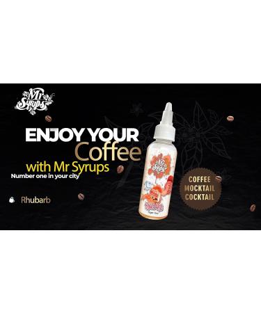 Mr Syrups Delicious Rhubarb Flavoured Syrup 60ml Best Sugar Free Pure Natural Summer Drink Refeshment Great Syrup for Coffee Milkshakes Cocktail Frappes Juices Beverages Parties (Pack of 5 - Combo) Rhubarb 60.00 ml (Pack of 5) - Buy Online on GoSupps.com