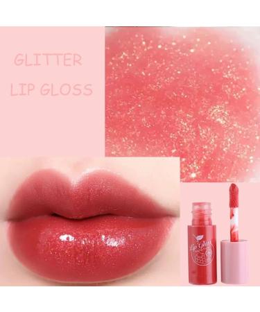 10 Colors Korean Lip Gloss Mini Lip Tint Stain Set - Long Lasting Water Lip Stains - High Pigment Moisturizing Liquid Lipstick - Glitter Lip Gloss - 1 Fl Oz (Pack of 1) - Buy Online on GoSupps.com