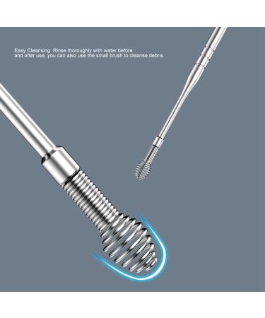 6pcs Stainless Steel Earwax Removal Kit - Reusable Ear Cleaning Tool for Men, Women, and Children - Buy Online on GoSupps.com