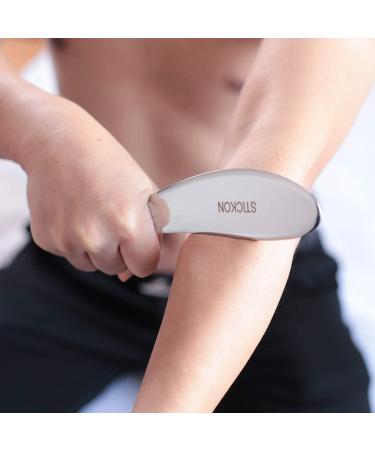 STICKON Stainless Steel Gua Sha Scraping Massage Tool - Soft Tissue Mobilization Tool - Buy Online on GoSupps.com