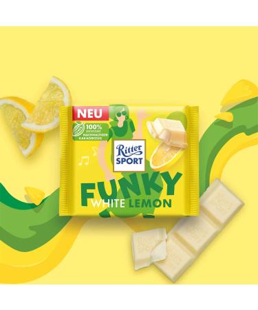 Buy Knight Sport Funky White Lemon Filled White Chocolate with Lemon Cream - 11 Pack (11x100g) | Premium Gift from Pere's Candy - Buy Online on GoSupps.com