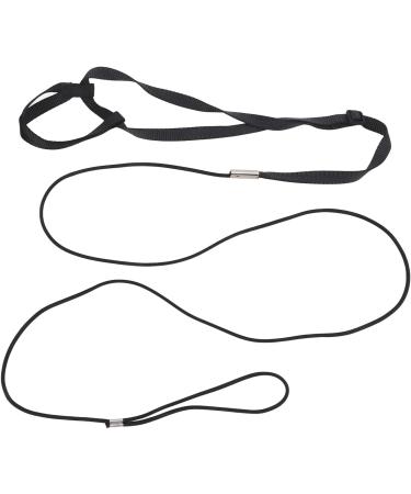 Buy Psopp Bird Dishes & Leash for Parrots | Adjustable PAPPAGES-FREILLEINE for Grayka Cadu Black L - International Shipping - Buy Online on GoSupps.com