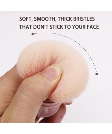 Retractable Powder Brush | Kabuki Foundation Makeup Brush for Travel & Loose Powder - Buy Online on GoSupps.com